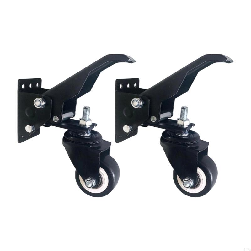 

Heavy Duty Retractable Casters 450lb Capacity Steel Construction Liftable Equipment Casters For Workbench Mobility