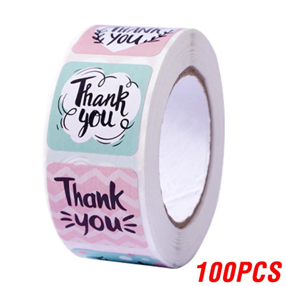 100-500Pcs High-Quality Thank High-Quality You High-Quality Sticker High-Quality Round High-Quality Scrapbook High-Quality Envelope High-Quality