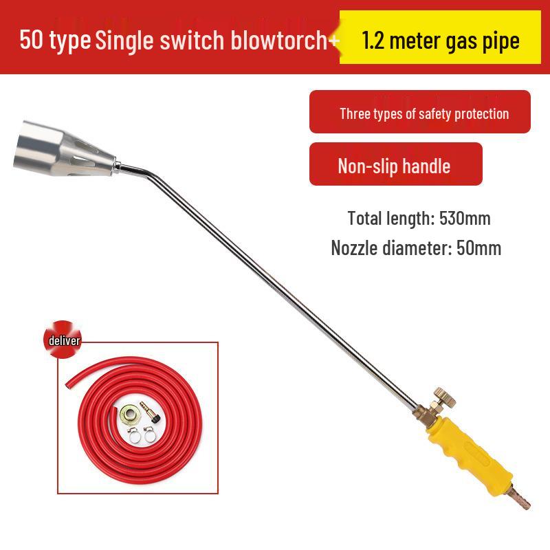 Portable Liquefied Gas Blowtorch for Household Use - Ideal for Singeing Pig Hair and Fire Starting