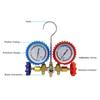 3-way AC manifold meter for car and home air conditioning system, freon charging tool, support R12 R22, R404A, R134A refrigerant