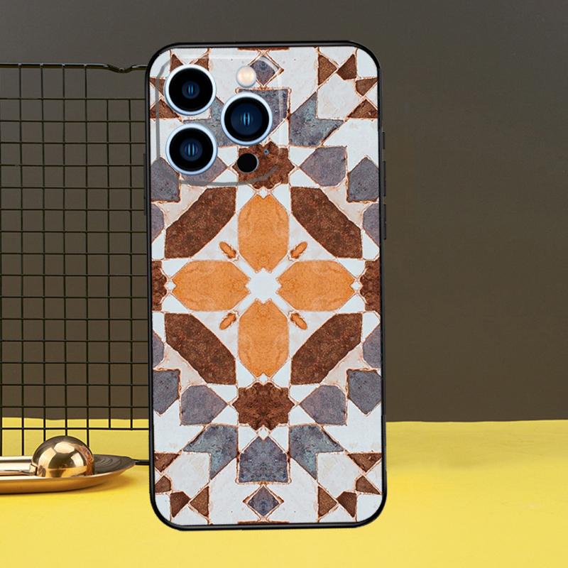 Moroccan Tile Phone Case For iPhone 16 15 14 13 12 11 Pro Max X XR XS Max 7 8 Plus 12 13 Mini Back Cover