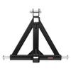 3 Point Trailer Hitch with 50.8 mm Receiver, 3 Pt Quick Hitch Attachment, Tractor Tow Drawbar Adapter, Compatible with Category 1, Kubota, Mahindra,