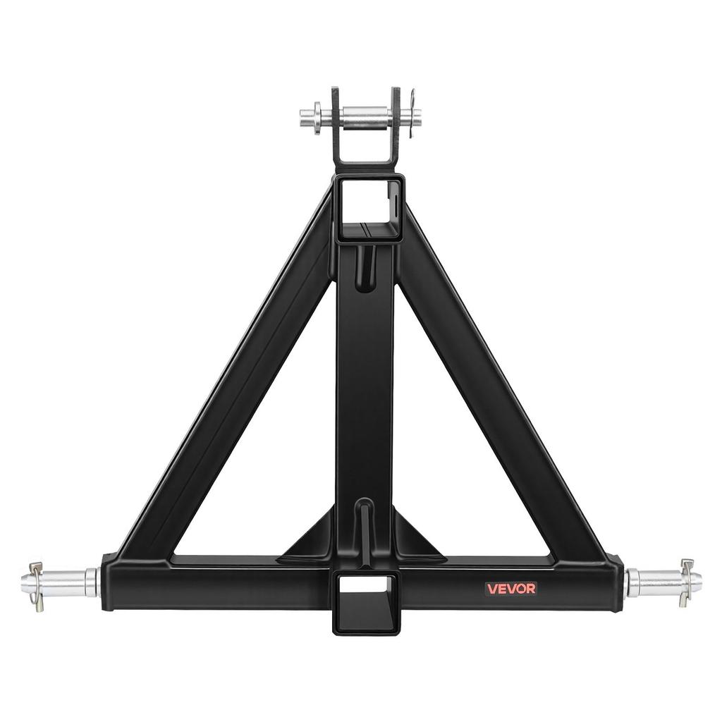 3 Point Trailer Hitch with 50.8 mm Receiver, 3 Pt Quick Hitch Attachment, Tractor Tow Drawbar Adapter, Compatible with Category 1, Kubota, Mahindra,