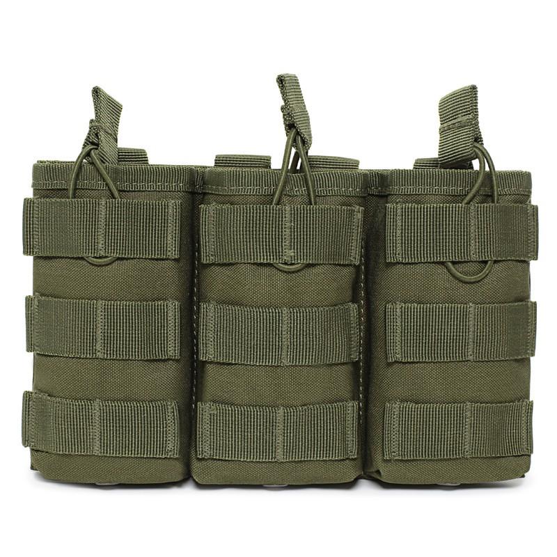 Taktische M4 Magazintasche Einzeln Doppel Dreifach Stapel Molle Kompatibel Leichtes Oxford-Gewebe Hüfttasche Airsoft Outdoor Nutzung