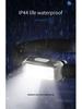 USB Rechargeable LED Headlamp with Wave Sensor for Running and Fishing