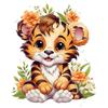 Tigers Cats Dogs Rabbits Various Animals Wall Sticker Kids Room Background Home Decoration Mural Living Room Wallpaper Decal