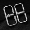 Large Strong Carabiner Small Carabiner Keychains Pack Carabiners Clip for Campers and Trekkers