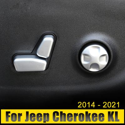 Für Jeep Cherokee KL 2014 2015 2016 2017 2018 2019 2020 2024 Autositzverstellung Schalter Sitzhöhenverstellung Schraubenschlüssel Dekoration Abdeckung Borte