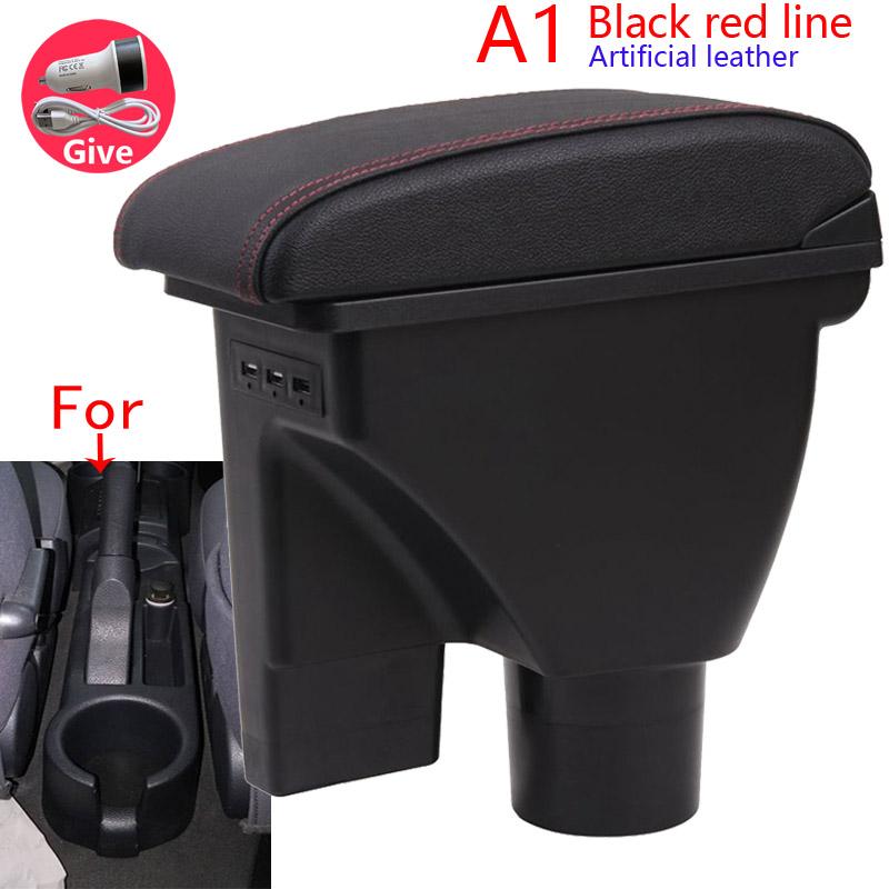 For Hyundai Getz Armrest box Car Storage Box Car Accessories  Interior Details Retrofit parts PU Leather Easy Installation