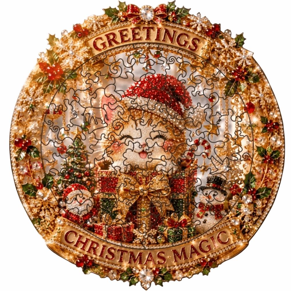 100pcs Acrylic Christmas Hanging Ornament High Transparency Christmas DIY Sun Catcher Home Decor