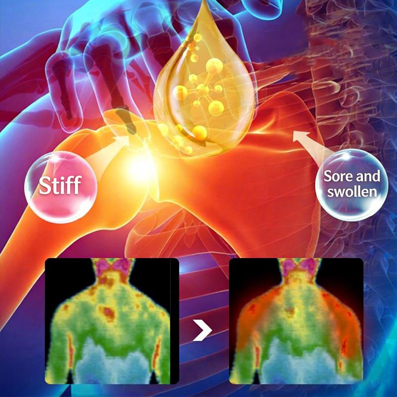 12Pcs/Box Shoulder Pain Patch, Neck, Shoulder, Waist and Leg Pain Plaster, Cervical Spine and Lumbar Pain Patch, Shoulder Pain, Sore Joint Hot Compres