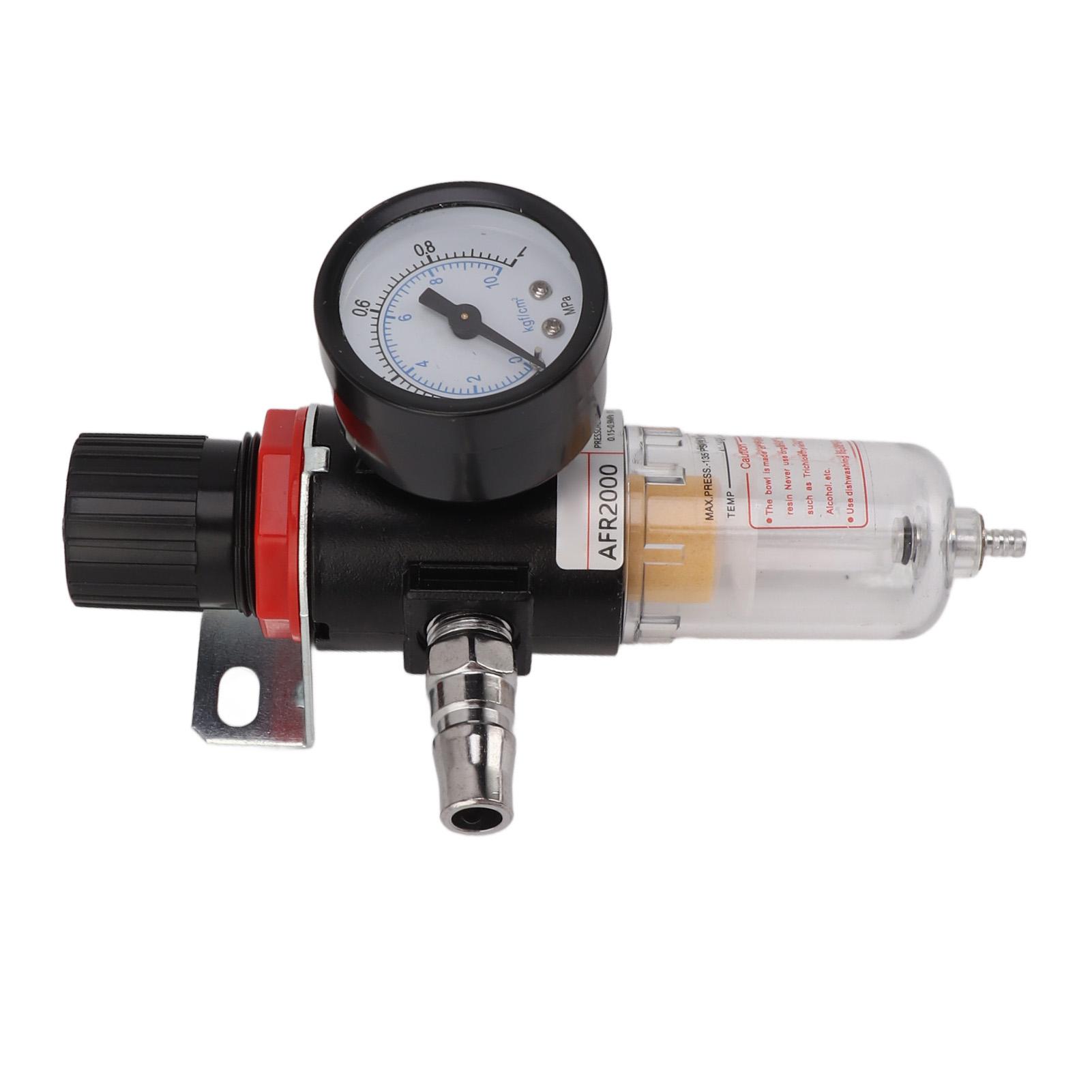 

14-дюймовий масловодовіддільник AFR2000 Фільтр стисненого повітря Газовий процесор з манометром