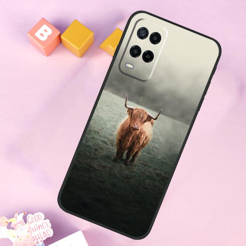 Hochlandrind Case Für Oppo A17 A57 A16 A76 A96 A60 A40 A80 A18 A38 A58 A78 A98 A15 A54 A74 A94 A6 A5 Pro