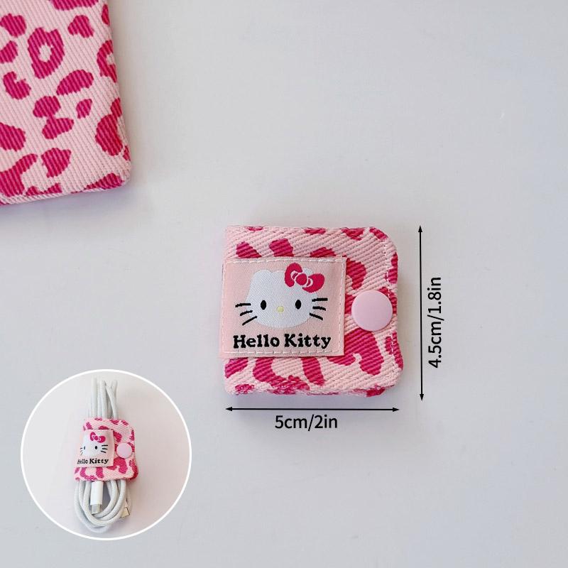 

Adorable Hello Kitty Cable Storage Holder Data Cable Charger Cable Organizer Holder Cartoon Hellokitty Cable Storage Holders