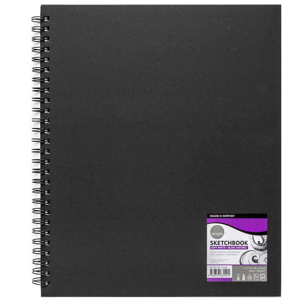 Carnet de croquis simple 80 feuilles 100g A4 spirale