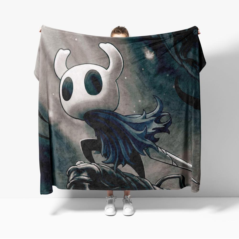 Hollow Knight Map Throw Blanket Gaming Map Blankets Soft Warm Flannel Blanket Bedding for Bed Living Room Home Sofa