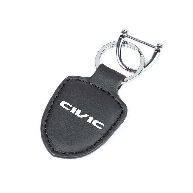 Honda Car Shield Emblem Keychain Pendant Auto Keyring Accessories For Honda Civic FIT Accord Prelude CRV 5th City CRZ CRX Jazz TO0