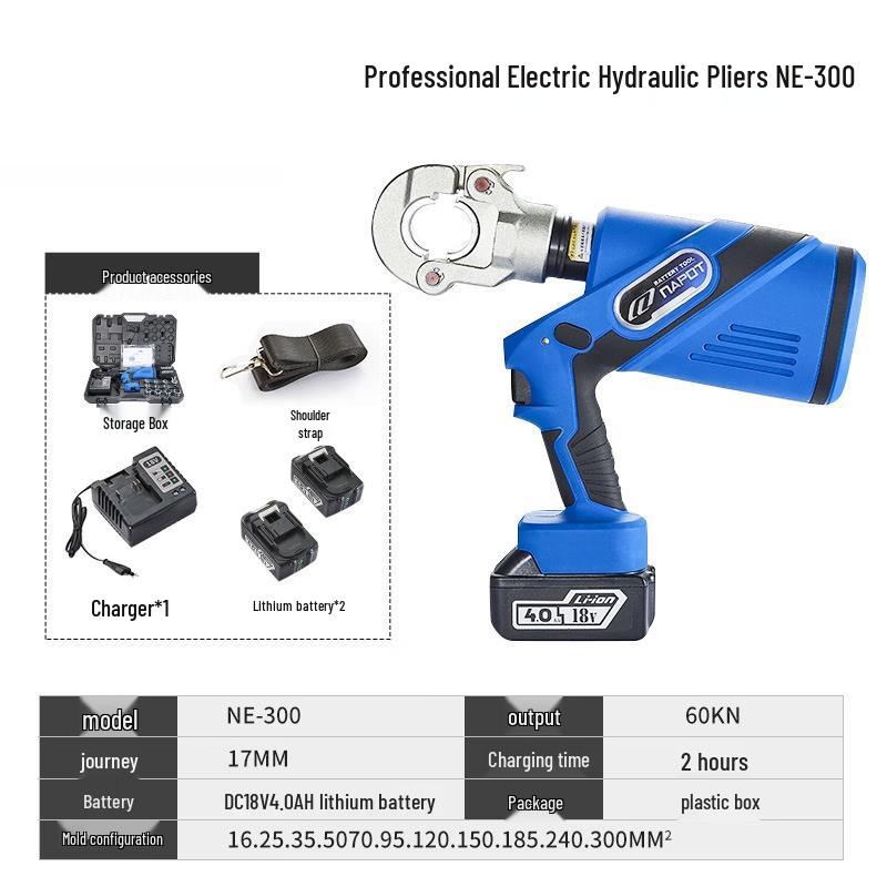 MENCCINO NE-300 Electric Hydraulic Crimping Tool CN plug (adapter included)