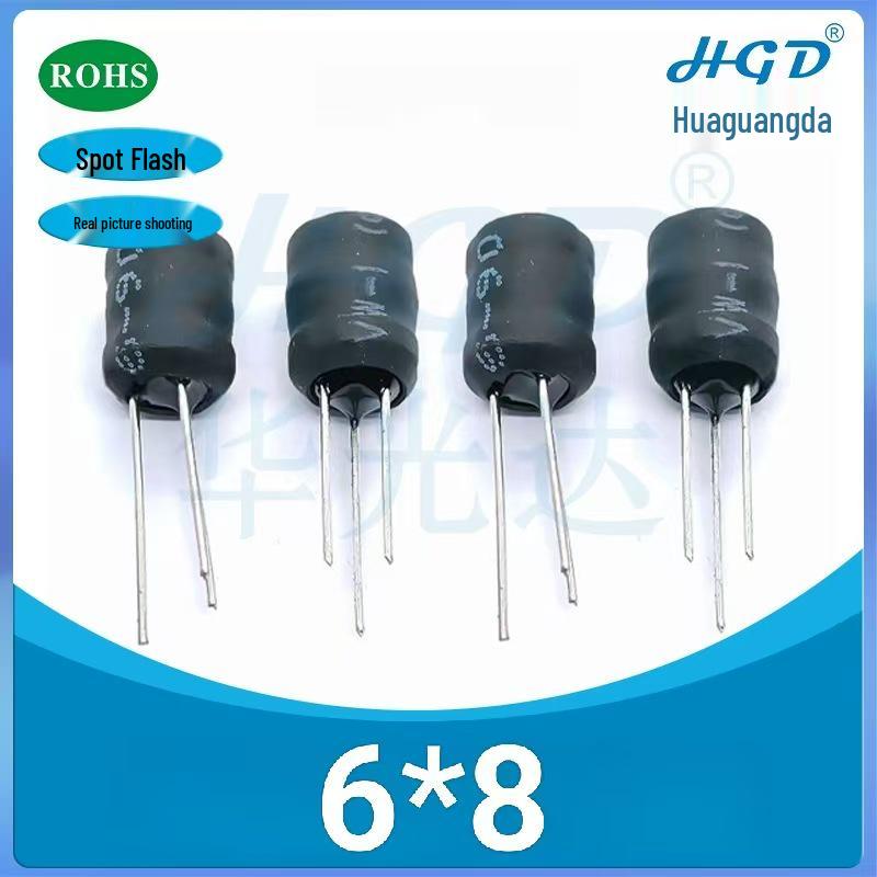 

0608 I-Shaped Tripod Inductor 6x8mm 3.5UH+2UH Customizable for Humidifier, Atomizer, Buzzer 22UH+370UH