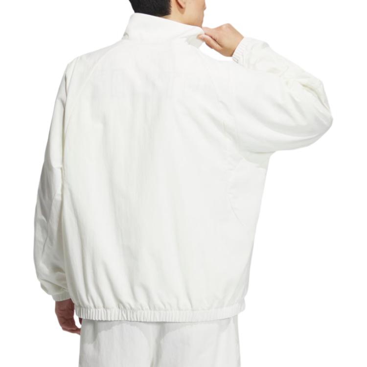 Adidas 3 Stripes Jacket Unisex Jade White JI6647