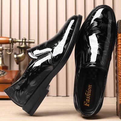 Mode Büro Herren Kleiderschuhe Blumenmuster Herren Formelle Schuhe Leder Luxus Mode Bräutigam Hochzeitsschuhe Herren Oxford Schuhe Kleid