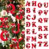 1PCNew,Creative,Hanging,Christmas Tree,Alphabet,Acrylic,Flat,Home Party Decoration,Decoration Gift