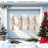 Holiday Party Magnets 4Pcs Christmas Nutcracker Magnetic Decoration for Garage Door, Festive Vintage Soldier Fridge Magnet, Waterproof Dcor
