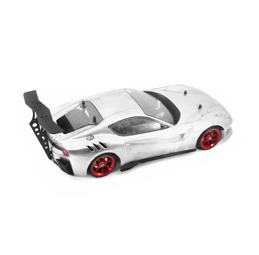 SHEAWA Rear Wing/Tail Wing for Tamiya TT-02/XV-01, Carbon Fiber, Durable, Improves Driving Stability, Rear Spoiler, Modified Part, Accessory