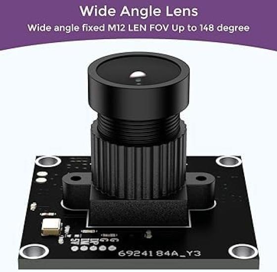 InnoMaker UVC Cameră Global Shutter OV9281 Modul Mono pentru Computer Compatibil cu Raspberry Pi și Jetson Nano Compatibil cu Mac OS USB2.0 1.3M