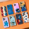 Cartoon C-Cookies Monster Phone Cases For iPhone 17 16 15 14 13 12 11 Pro Max Plus Luxury Camera Protection Plastic