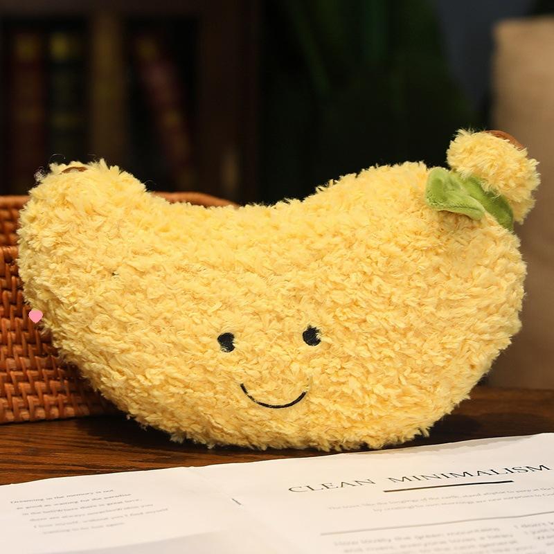 Plush fruit doll grab machine doll throw pillow toy durian cute pineapple doll simulation watermelon wedding sprinkle