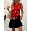 Summer New Casual Versatile Women's Dress Fashionable Simple Comfortable Soft Breathable High-quality Sleeveless Vest Dress