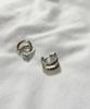Rita Monica Metal Combi Earrings