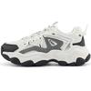 Kappa Fabric Synthetic Leather Cow Split Leather Shoes Trendy Deconstruction Low Top Dad Shoes Unisex sneaker White Black Frosted-Gray K0DY5MC57-012A