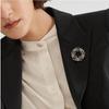 Elegante Libellen-Blumen-Brosche: Retro-Luxus-Accessoire für Damenmodeanzüge