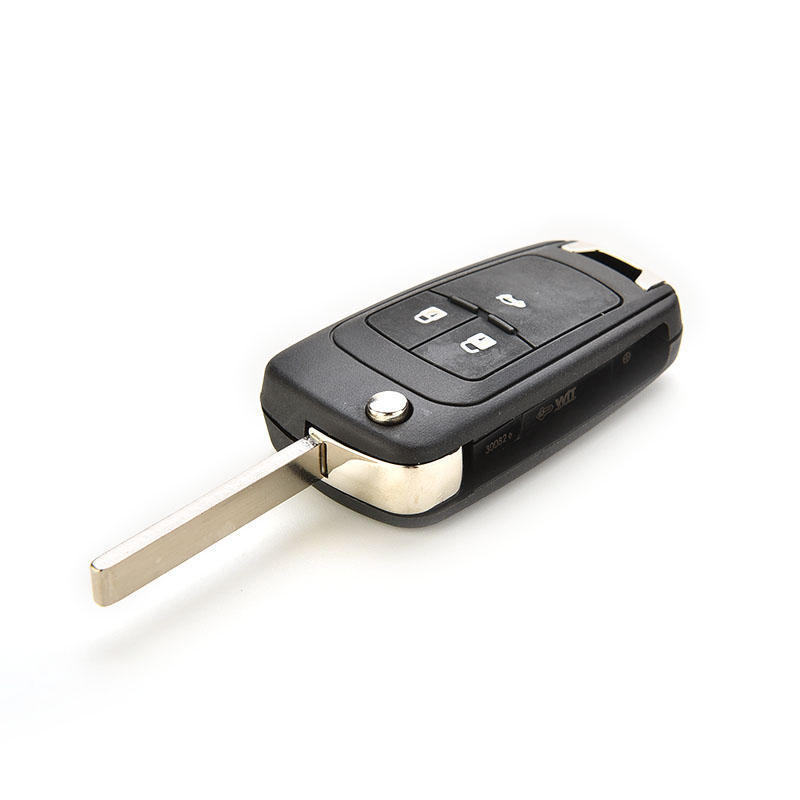 3 Button Remote Folding Car Fob Key Shell Case Cover For Buick Chevrolet Cruze