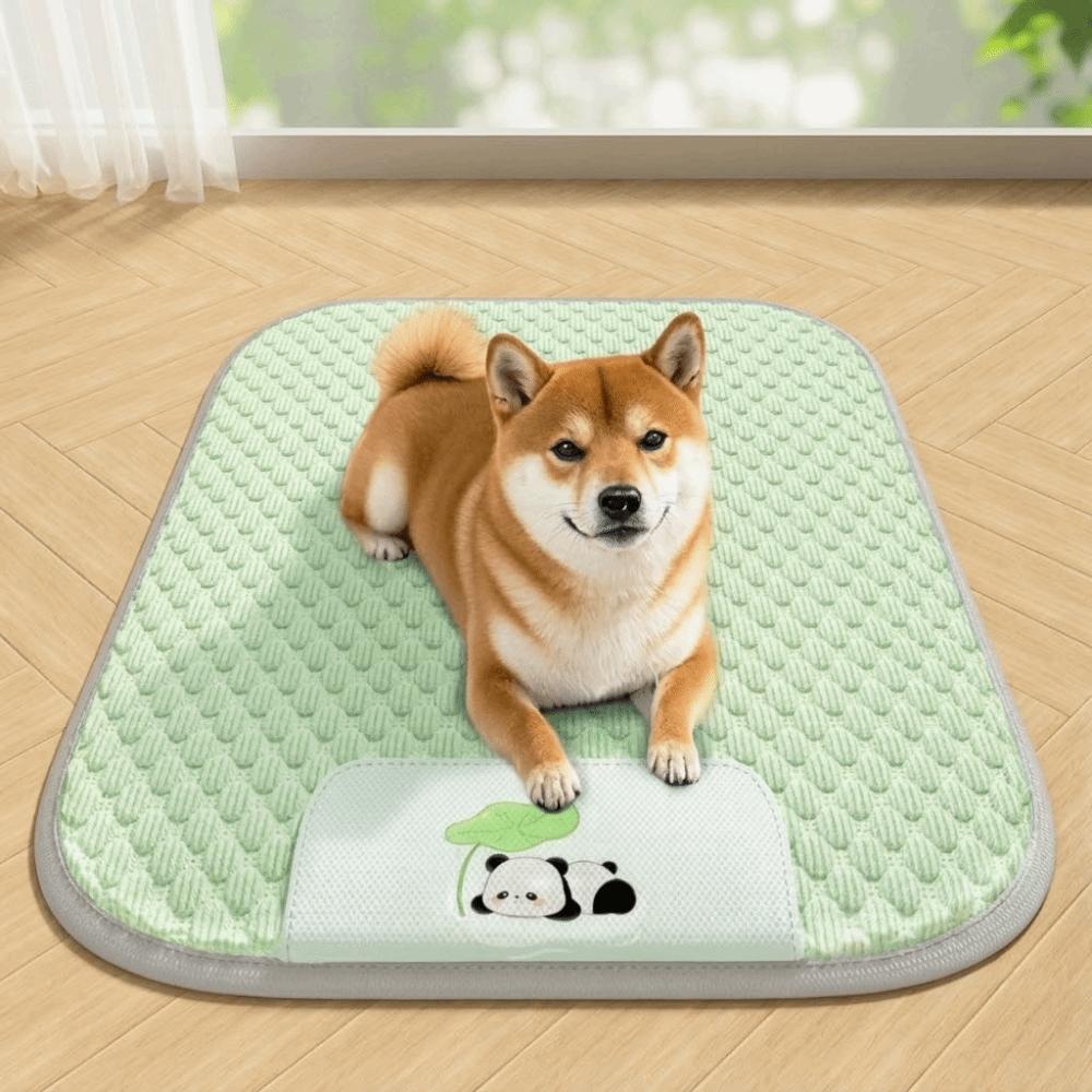 Breathable Dog Cool Mat Soft Pet Sleep Mat Cartoon Dog Bed Pad  Kennel