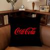 CCoca CCola Pillow Case Fashion Square Pillowcase Bedroom Sofa Room Ins Decoration Leisure