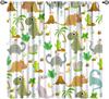 Outer Space Curtains,System Universe Knowledge Educational Learning Planet Astronomy Pattern Drapes Window 2 Panel Rod Pocket