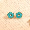 Exquisite flower stud earrings, bone studs, women's earrings, niche design, fashionable light luxury, high-end earrings, jewelry
