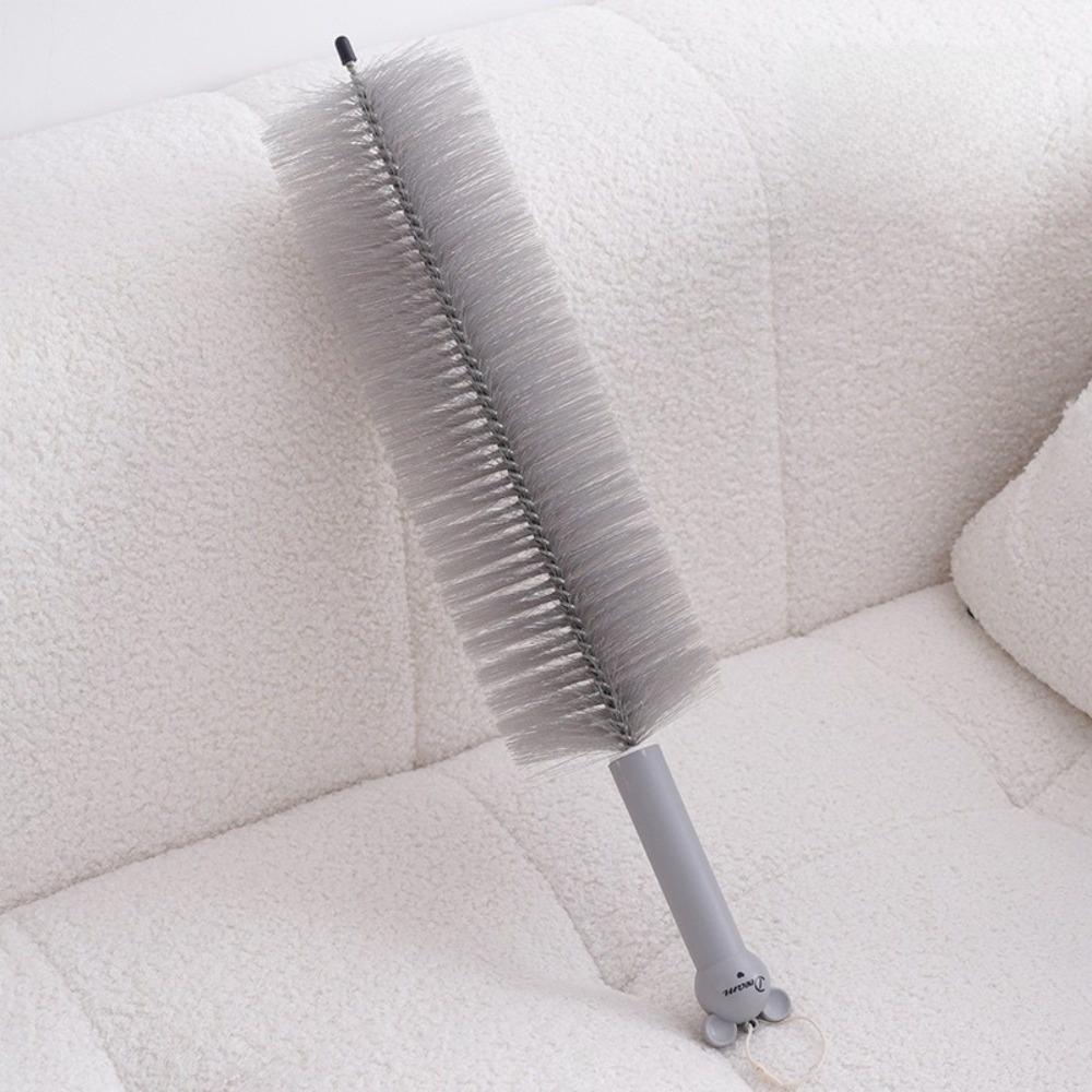 Washable Dust Duster Brush Bendable Head Bendable Cobweb Duster For Air Conditioning серый