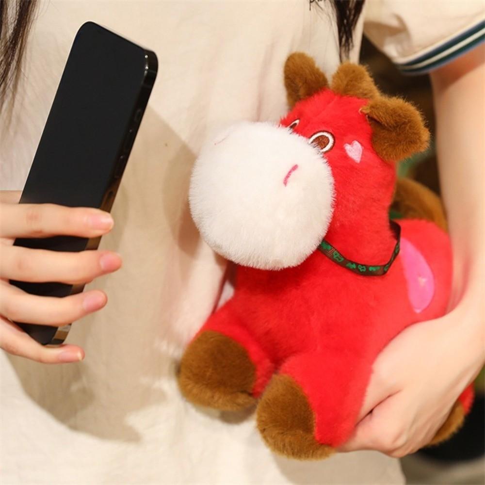 Mascot Dolls 2026 Horse Plush Doll Good Luck Zodiac Pony Figurine  Year of Horse