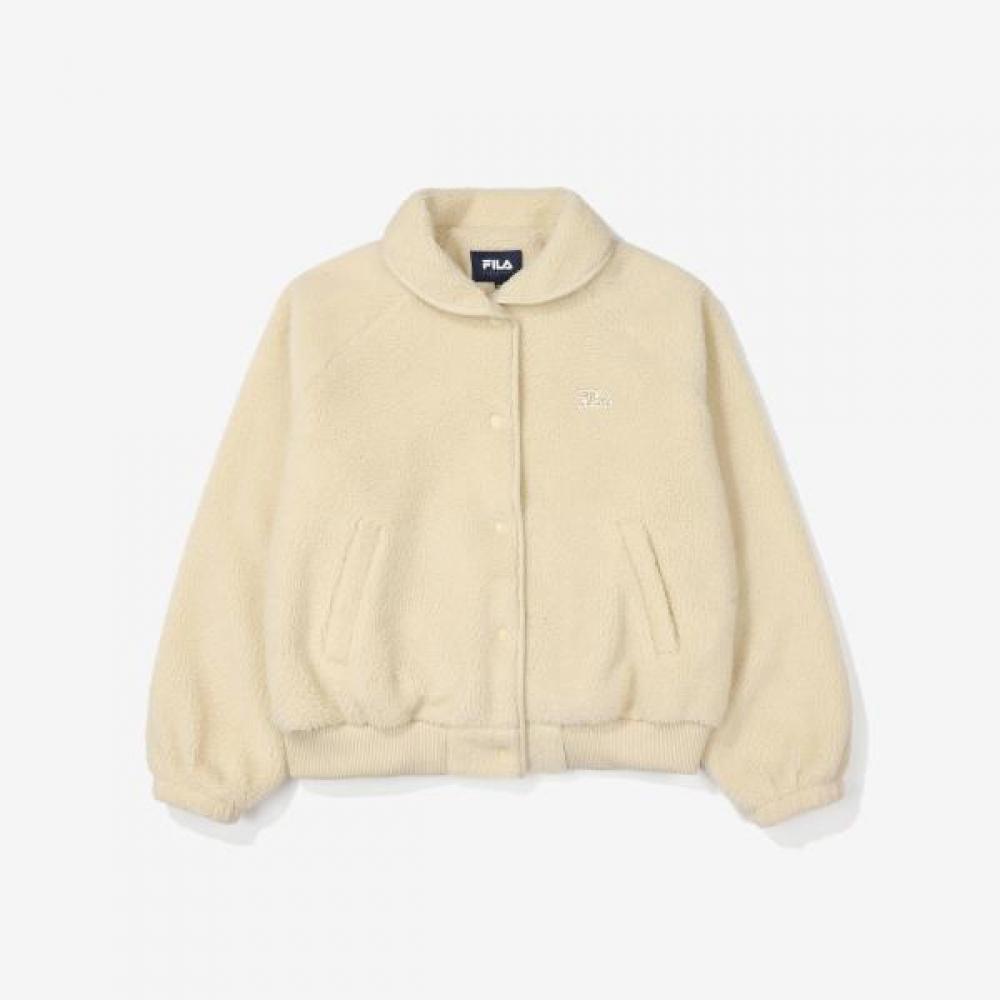 Флисовый шарф-накидка Fila с воротником-шалью yellow/85