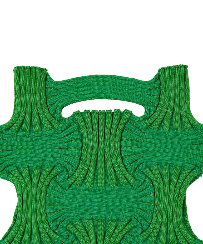 Pleatsmama Bow Bag Bright Green