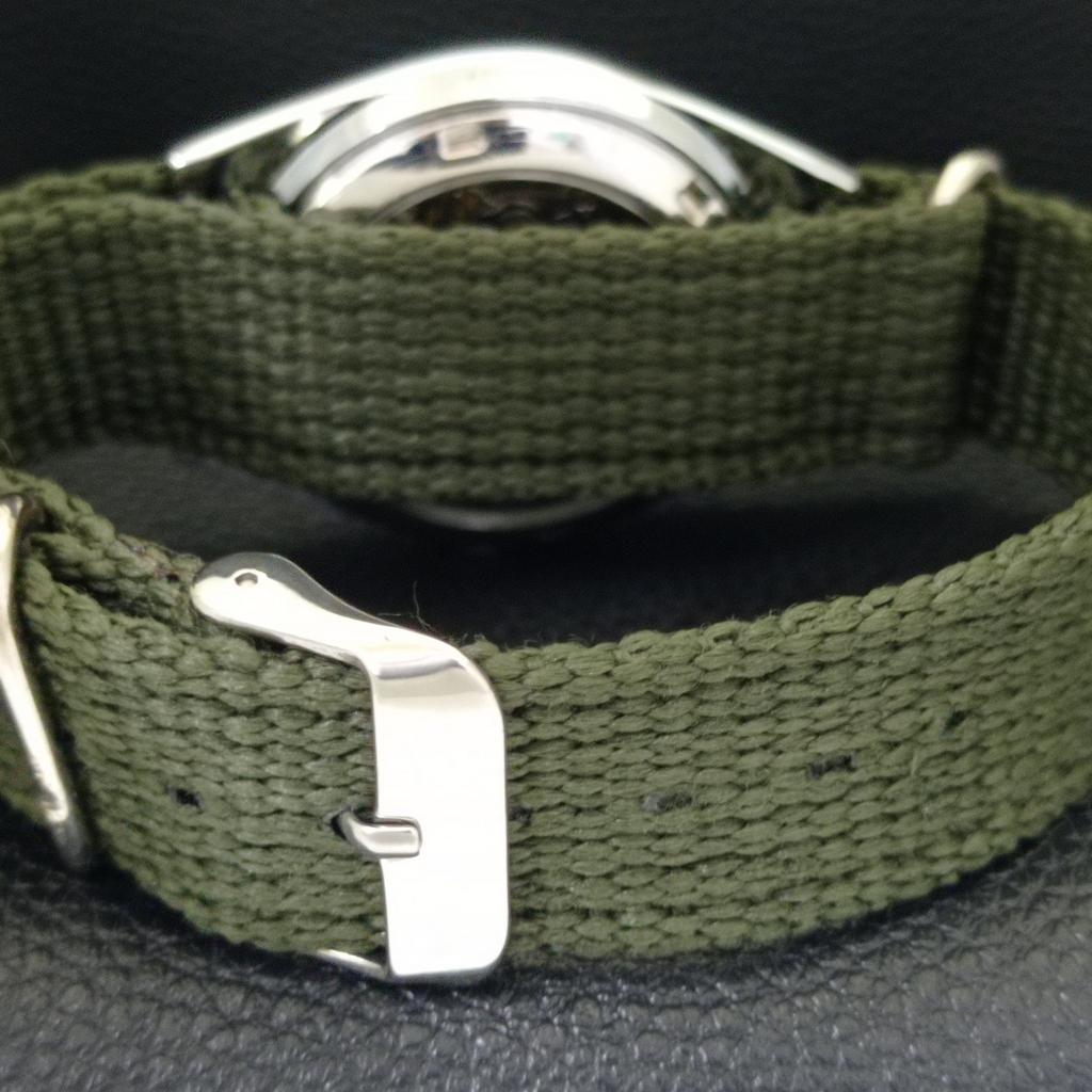 JAPAN VINTAGE REFURBISHED SEIKO 5 AUTOMATIC 6309A MENS GREEN WATCH a441670-1 Sk-a441670