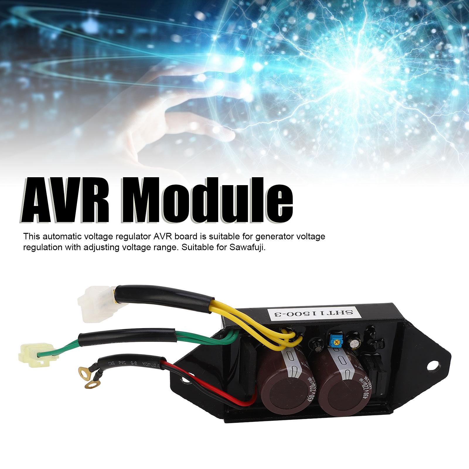 

3 Phase 6 Wire Automatic Voltage Regulator 50 60Hz AVR Module Board for Sawafuji Generator 380V