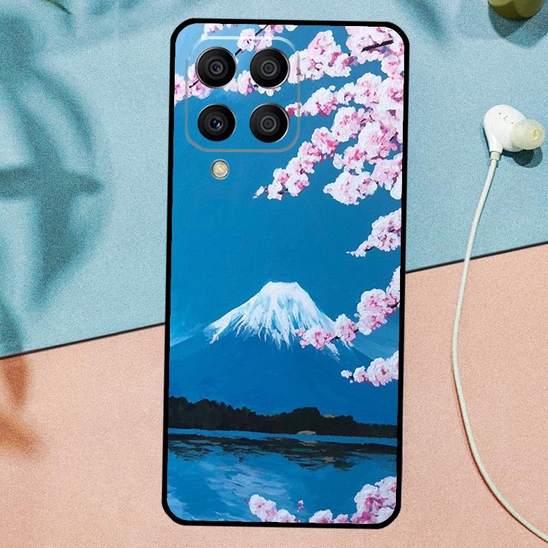 Cherry Blossom Floral For Samsung Galaxy M14 M34 M54 M20 M06 M16 M12 M13 M15 M35 M55 M33 M53 M21 M31 M32 M52 Case
