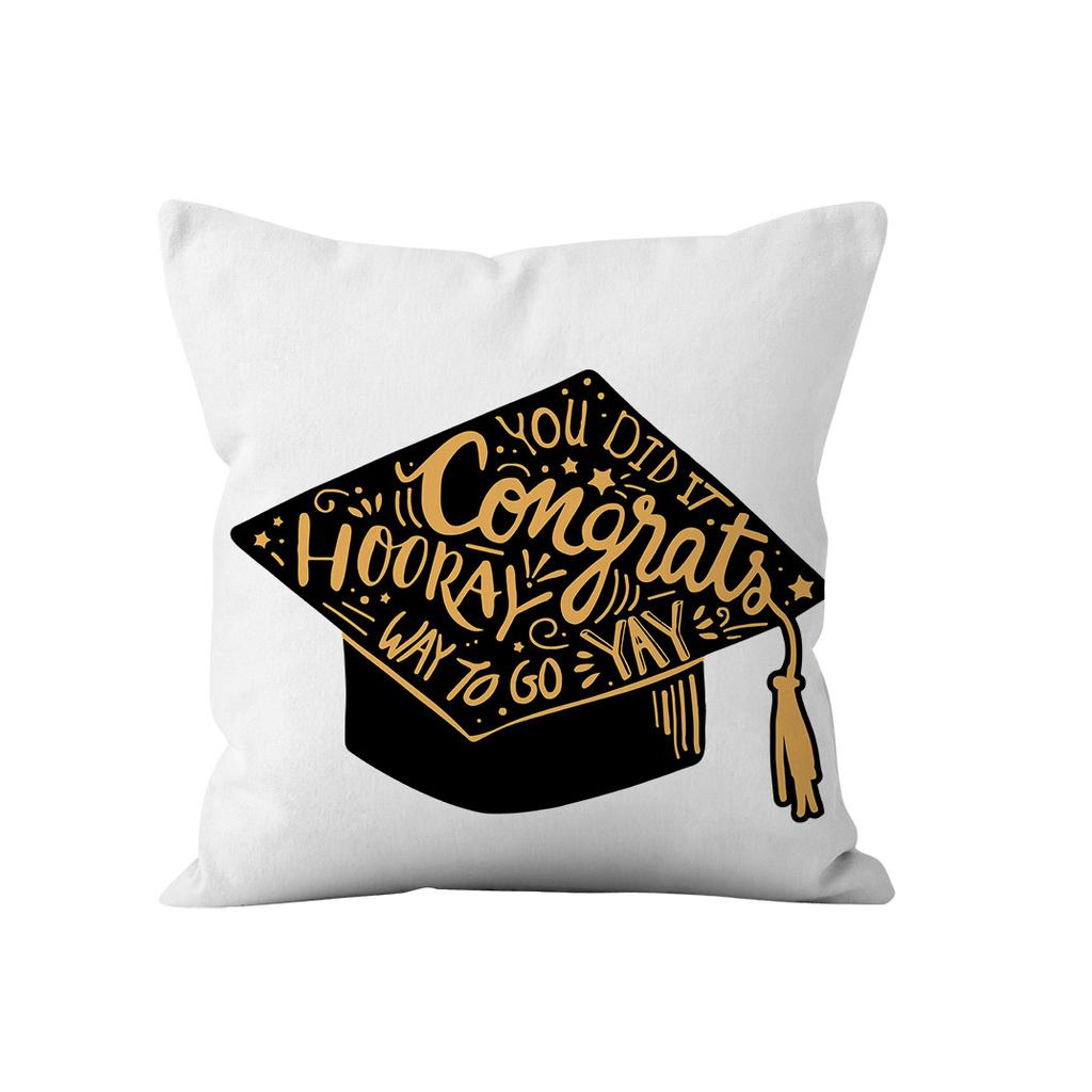 New Graduation Season Series Pillow Covers for Starting Graduation Gifts Home Sofa Decoration Pillow Cushion Cover