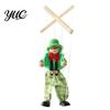 Classic Storytelling Puppet Wooden Clown Marionette Toy, Vintage Pull String with Movable Interactive Limbs, Handcrafted Theatre Toy for Kids