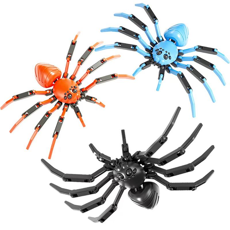 3D Joint Mobility Spider Model Creative Printed Action Puzzle Assembling Dolls Model Doll Toys Children Decora for Girl Boy Gift